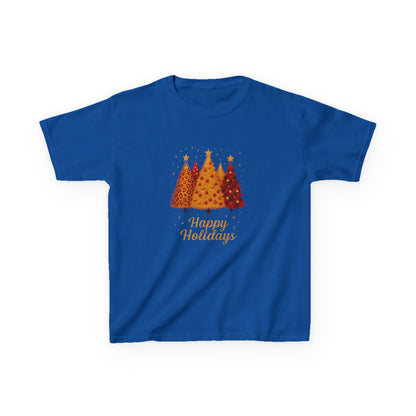 Dino Happy Holidays Tee - Festive Dinosaur Christmas Shirt