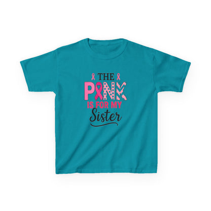 Pink Ribbon Sister Tee: Breast Cancer Awareness Gift