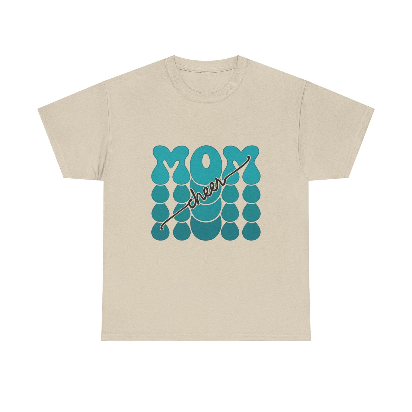 MOM Cheer – Turquoise Spirit Tee
