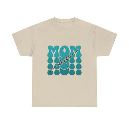MOM Cheer – Turquoise Spirit Tee