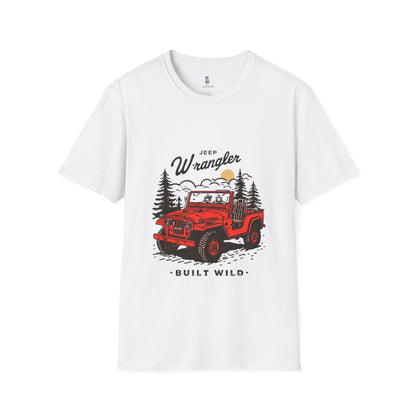Jeep Wrangler Adventure Tee, Summer T-Shirt, Outdoor Enthusiast Gift, Camping Shirt, Road Trip Apparel, Vintage Jeep Design