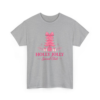Holly Jolly Pink Tree Tee