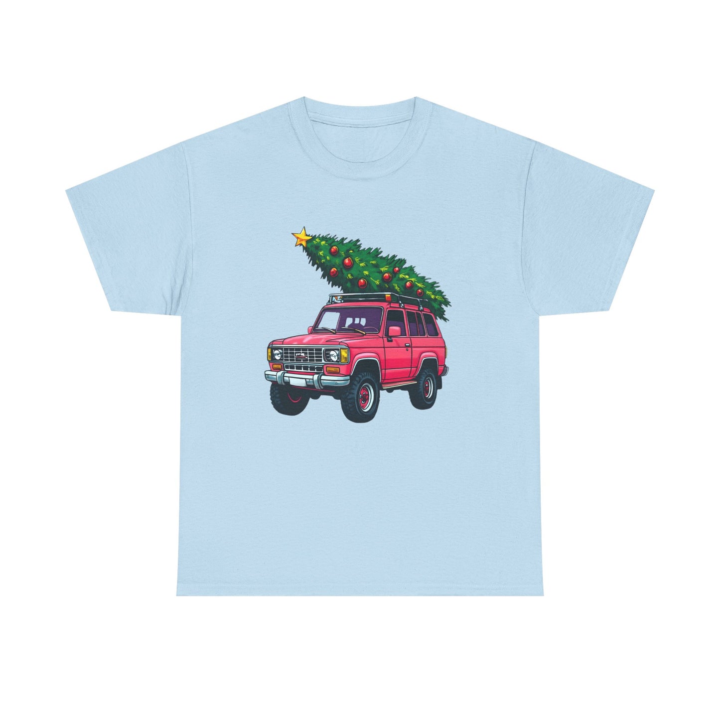 Pink SUV Christmas Tree Tee