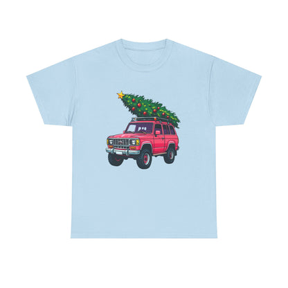 Pink SUV Christmas Tree Tee