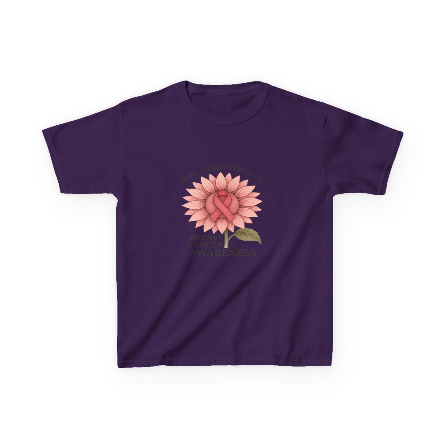 Breast Cancer Awareness Dino Tee - Hope, Strength, Love