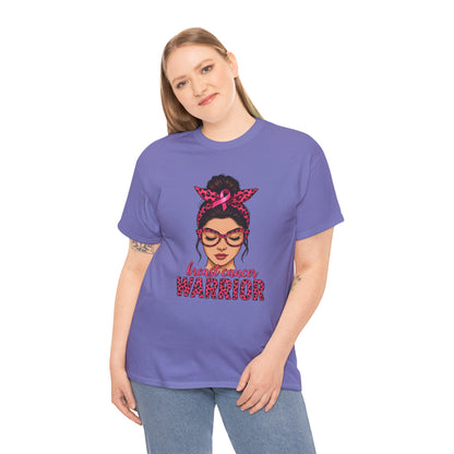 Breast Cancer Warrior Tee, Inspirational T-Shirt for Survivors, Supportive Gift for Cancer Awareness Events, Unisex Cotton Top, [...]