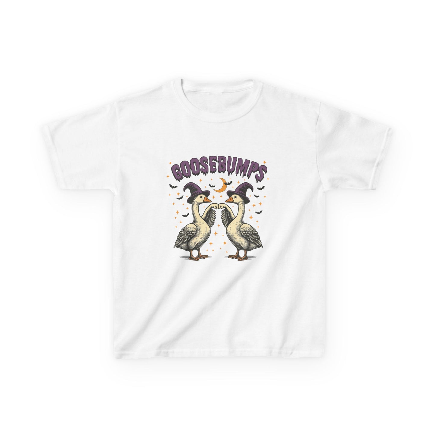 Goosebumps Halloween Kids Tee - Spooky Goose Graphic
