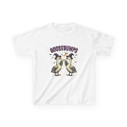 Goosebumps Halloween Kids Tee - Spooky Goose Graphic