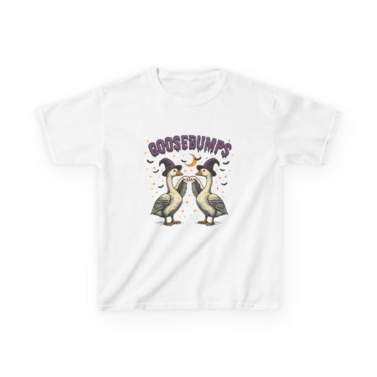Goosebumps Halloween Kids Tee - Spooky Goose Graphic