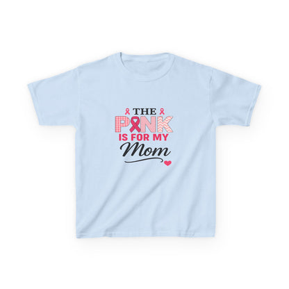 Pink for Mom Breast Cancer Awareness Dinosaur Tee