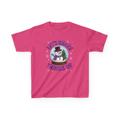 OT Snowman Snow Globe Kids Christmas Tee
