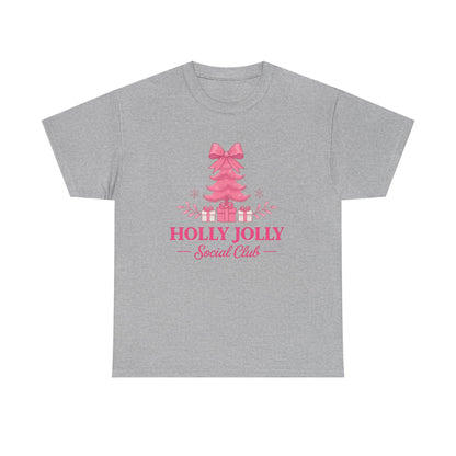 Holly Jolly Pink Tree Tee