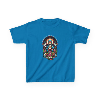 Virgin Mary Graphic Tee - Christmas Kids Shirt