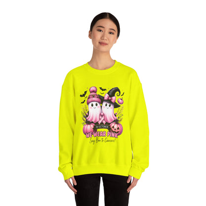 Boo-tiful Breast Cancer Awareness Halloween Crewneck