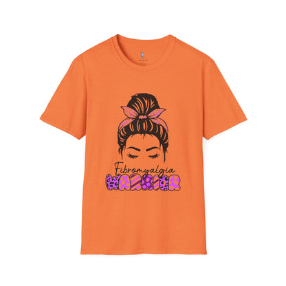 Fibromyalgia Awareness T-Shirt, Softstyle Tee, Gift for Chronic Illness, Comfortable Everyday Wear, Support Awareness Apparel