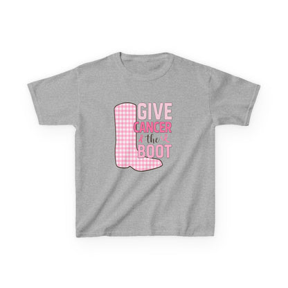 Give Cancer the Boot: Dinosaur Christmas Tee