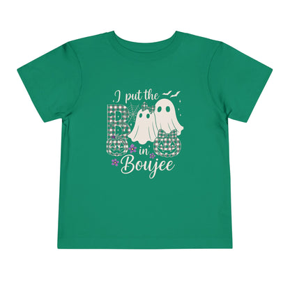 Boujee Halloween Toddler Tee: I Put the B in Boujee