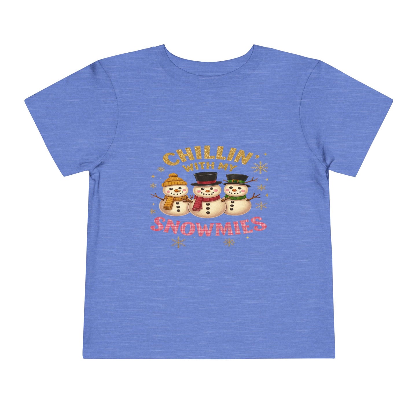 Chillin' with Snowmies Toddler Christmas Tee