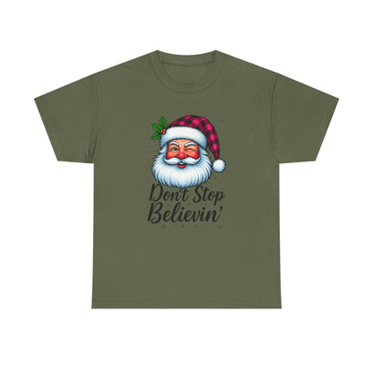 Santa Believin' Pink Holiday Tee
