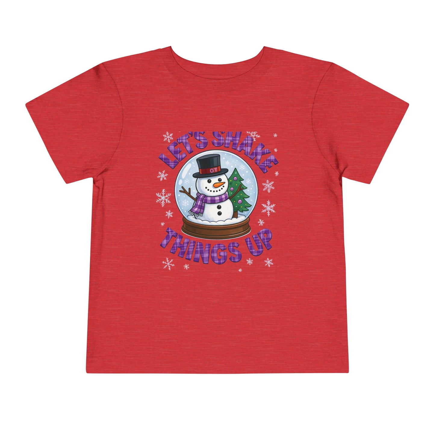 Shake Things Up! Snowman Christmas Toddler Tee