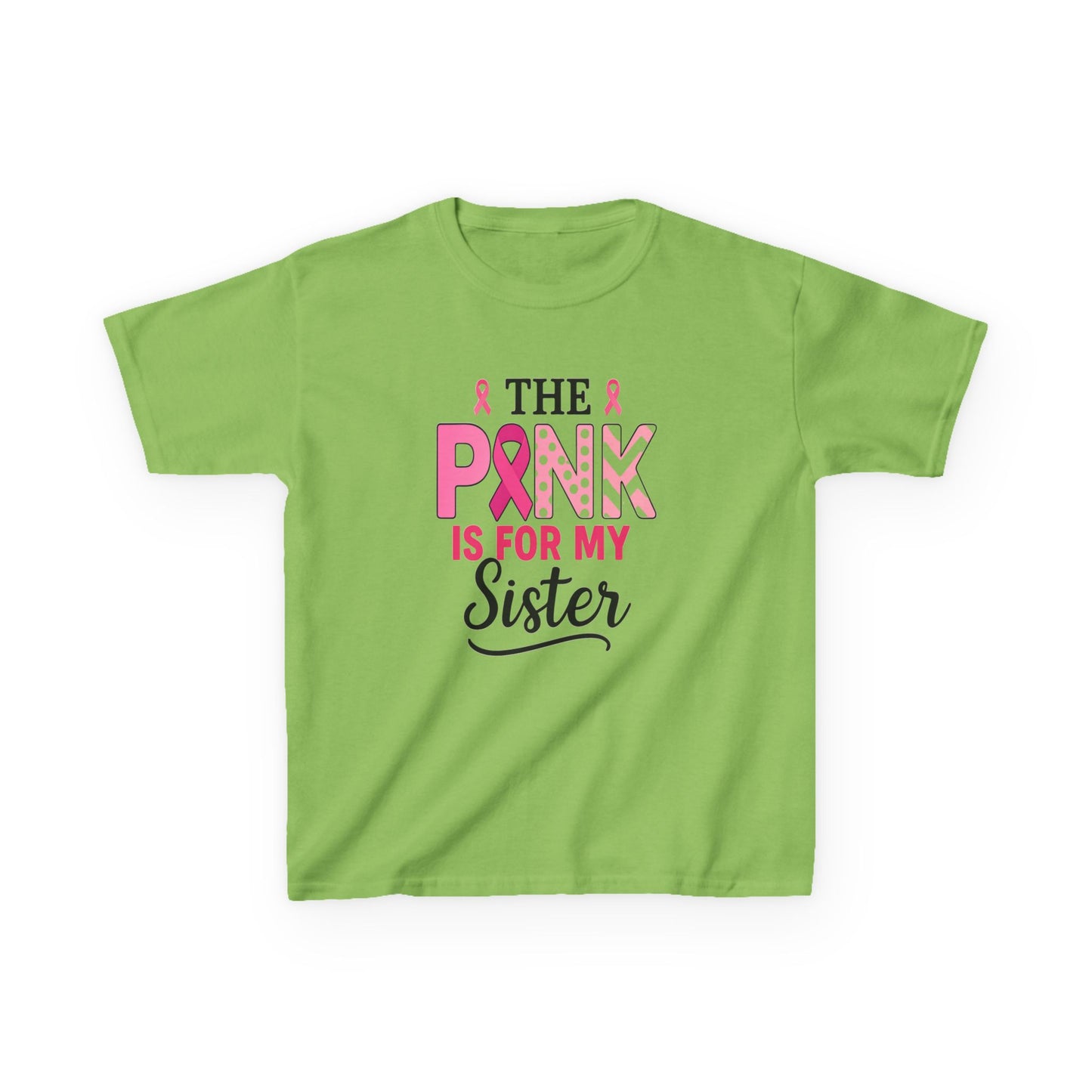Pink Ribbon Sister Tee: Breast Cancer Awareness Gift