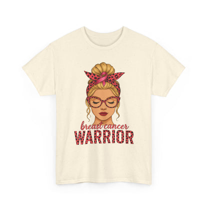 Camiseta de guerrera contra el cáncer de mama - Apoyo del lazo rosa