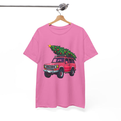 Pink SUV Christmas Tree Tee