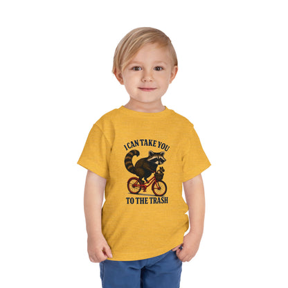 Raccoon Bike Ride Toddler Christmas Tee