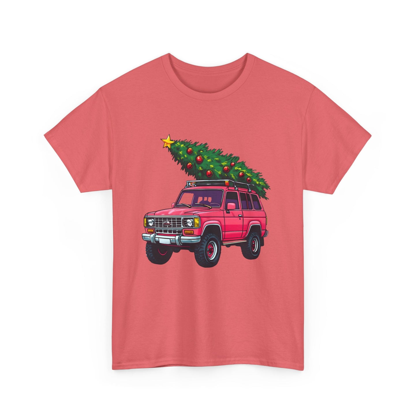 Pink SUV Christmas Tree Tee