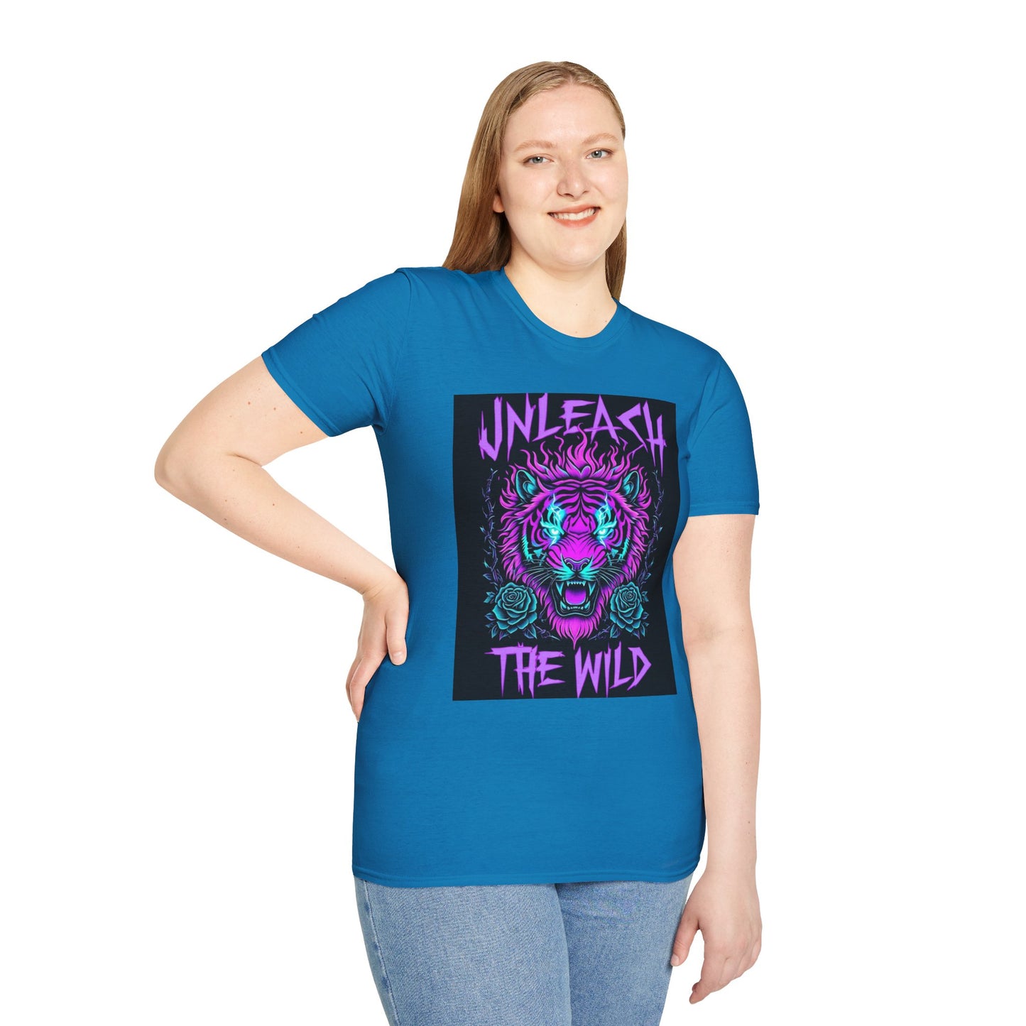 Unleash the Wild Graphic Tee | Cool Graphic Shirt, Unisex T-Shirt, Animal Lover Gift, Nature-Inspired Fashion, Festival Wear