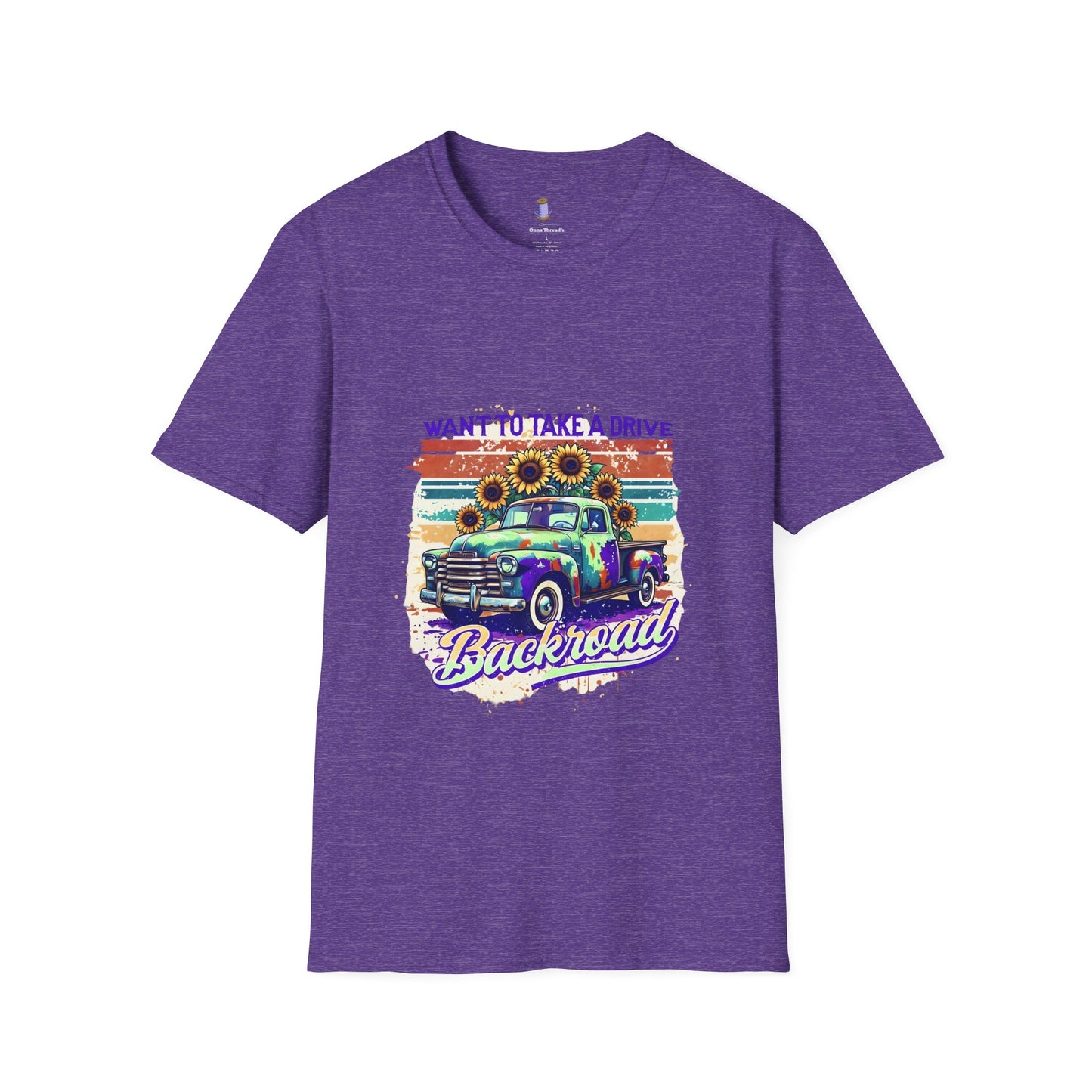 Retro Drive Unisex T-Shirt, Casual Tee, Vintage Car Shirt, Gift for Road Trip Lovers, Summer Style, Outdoor Adventure Apparel
