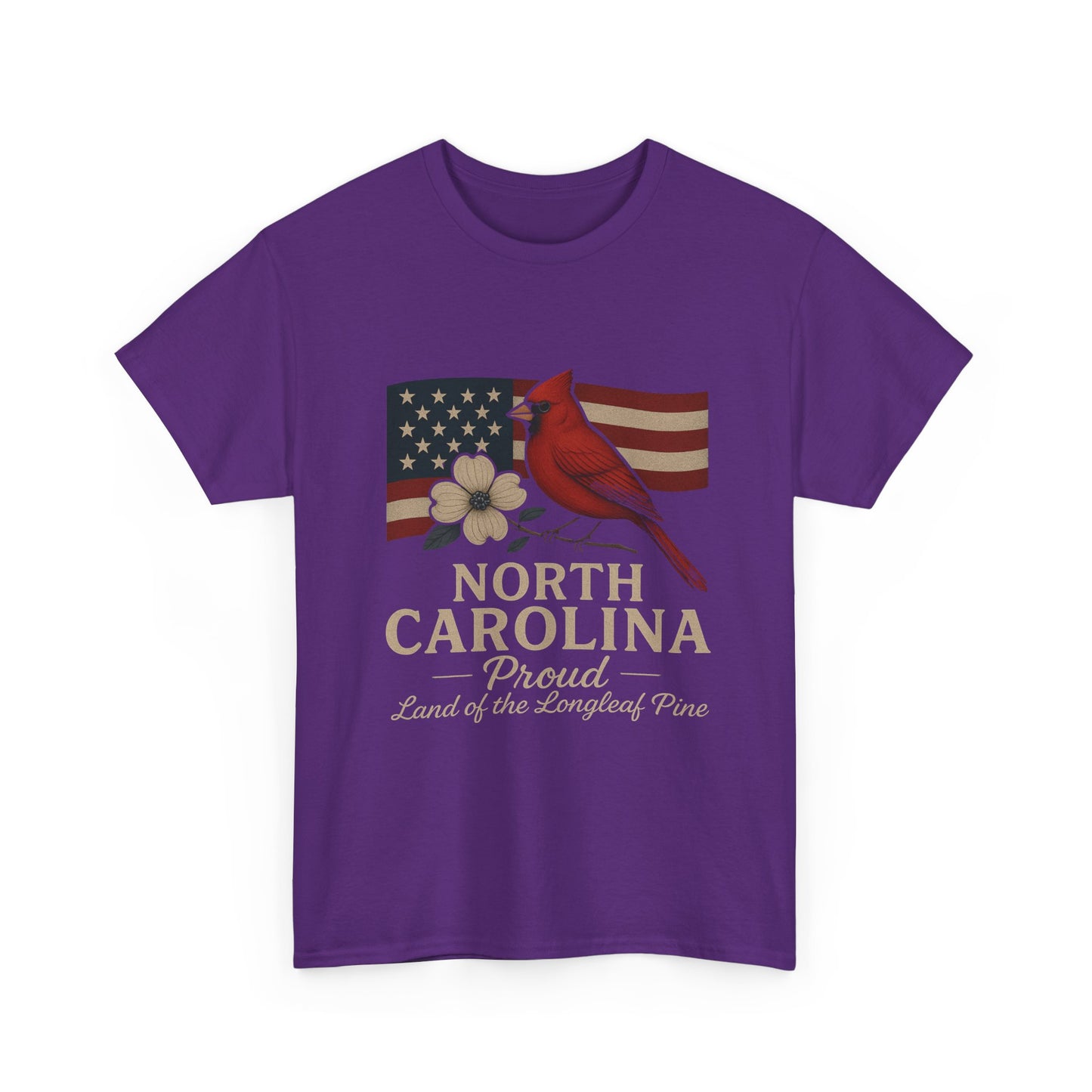 NC Pride: Cardinal, Dogwood & State Flag Tee