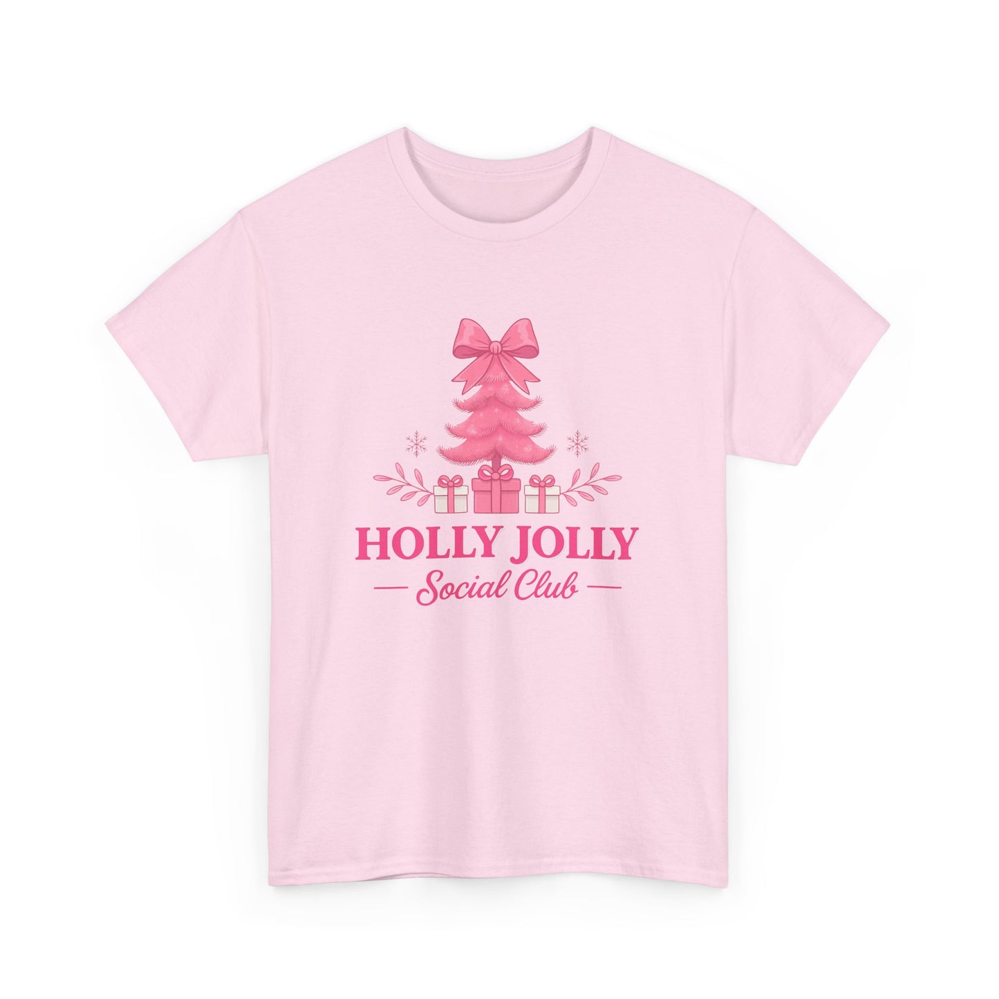 Holly Jolly Pink Tree Tee
