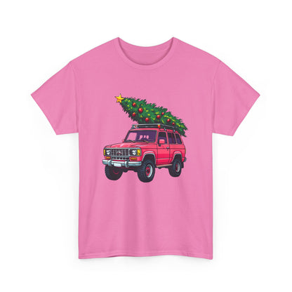 Pink SUV Christmas Tree Tee