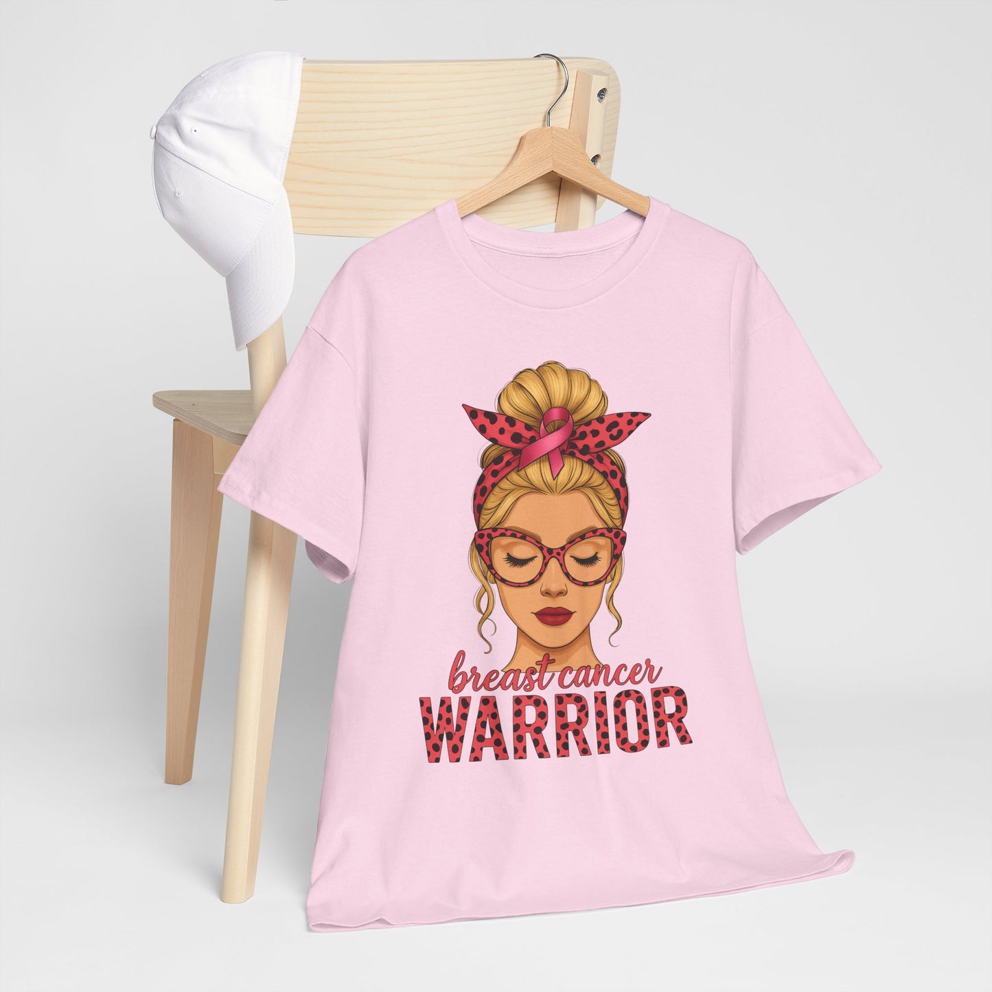 Breast Cancer Warrior Tee - Pink Ribbon Support