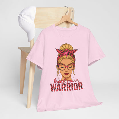 Breast Cancer Warrior Tee - Pink Ribbon Support