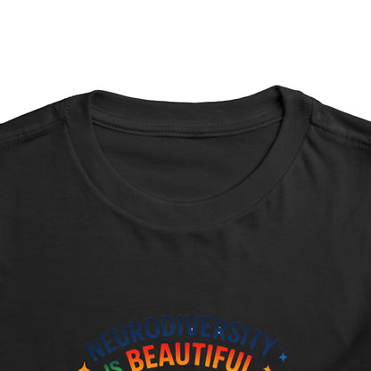 Toddler Tee Neurodiversity Is Beautiful Butterfly Design