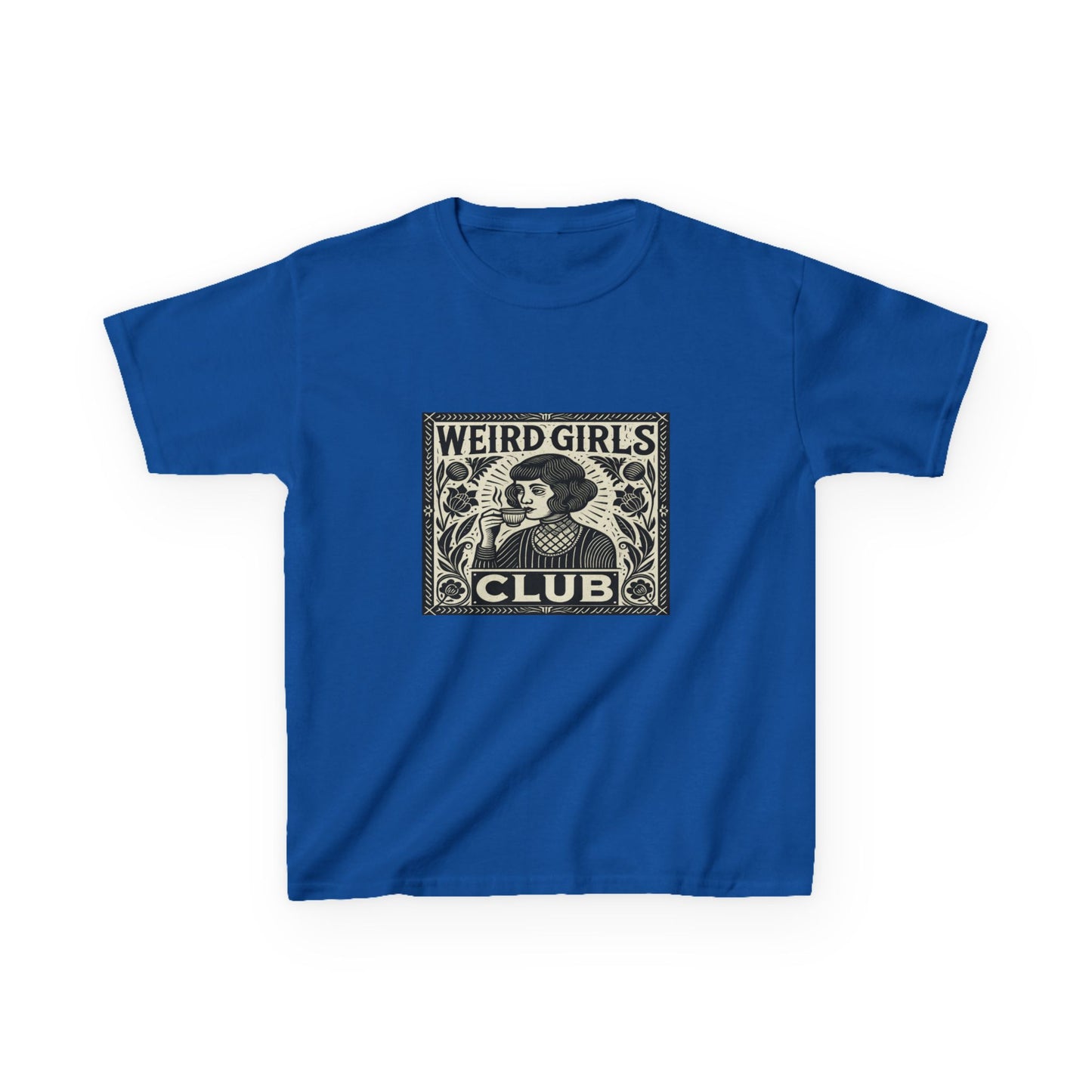 Weird Girls Club Tea Party Tee - Retro Graphic
