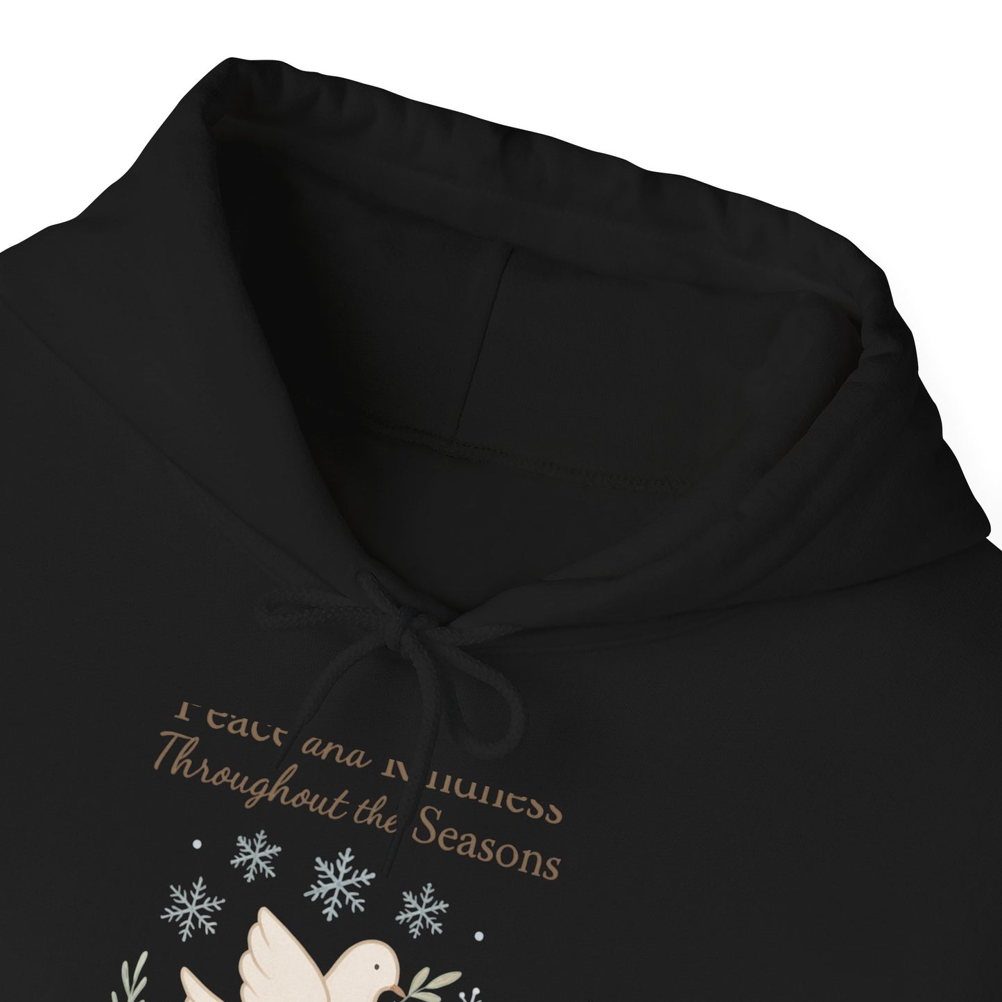 Holiday Peace Dove Hoodie — "I will not mention Thanksgiving Season" Cozy Pullover