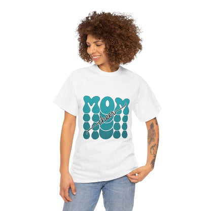 MOM Cheer – Turquoise Spirit Tee