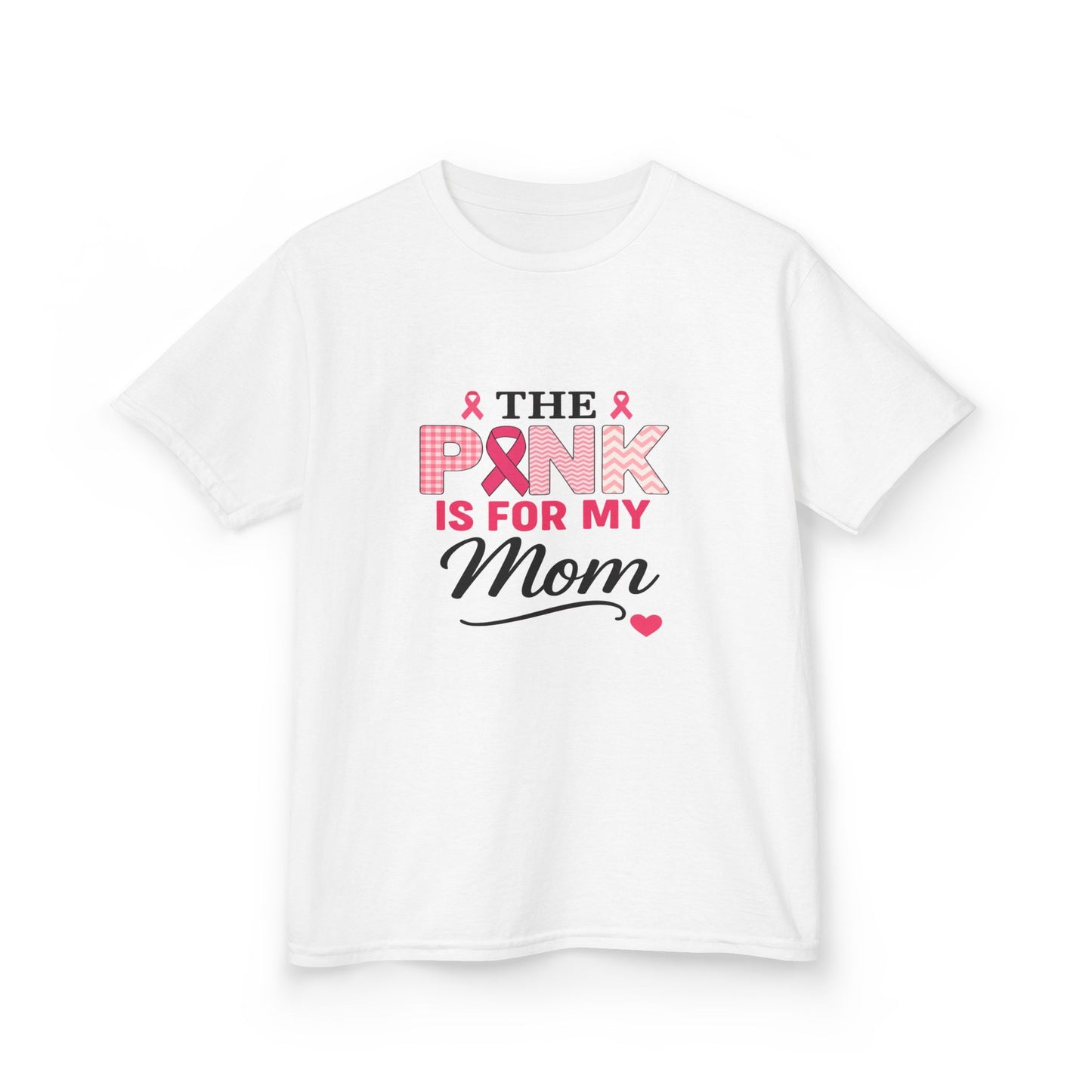 Pink for Mom Breast Cancer Awareness Dinosaur Tee