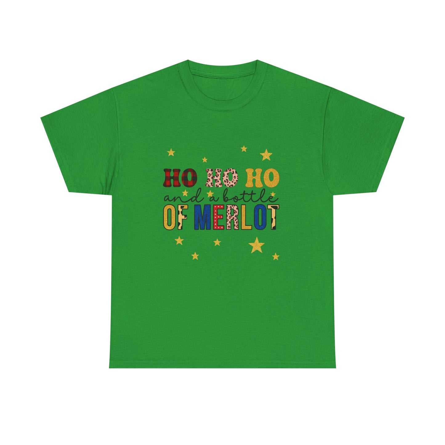 HO HO HO & Merlot Christmas Tee