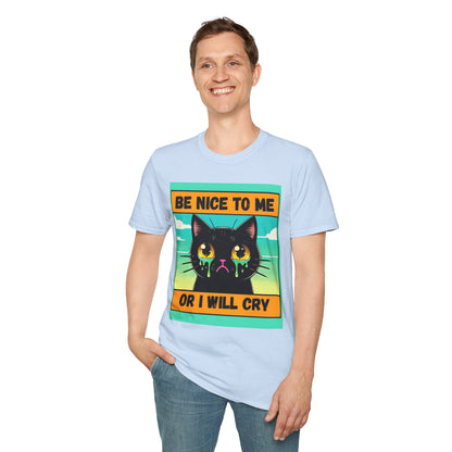 Playful Cat Graphic Tee, Unisex T-Shirt, Gift for Cat Lovers, Cute Animal Apparel, Funny Pet Quote Shirt
