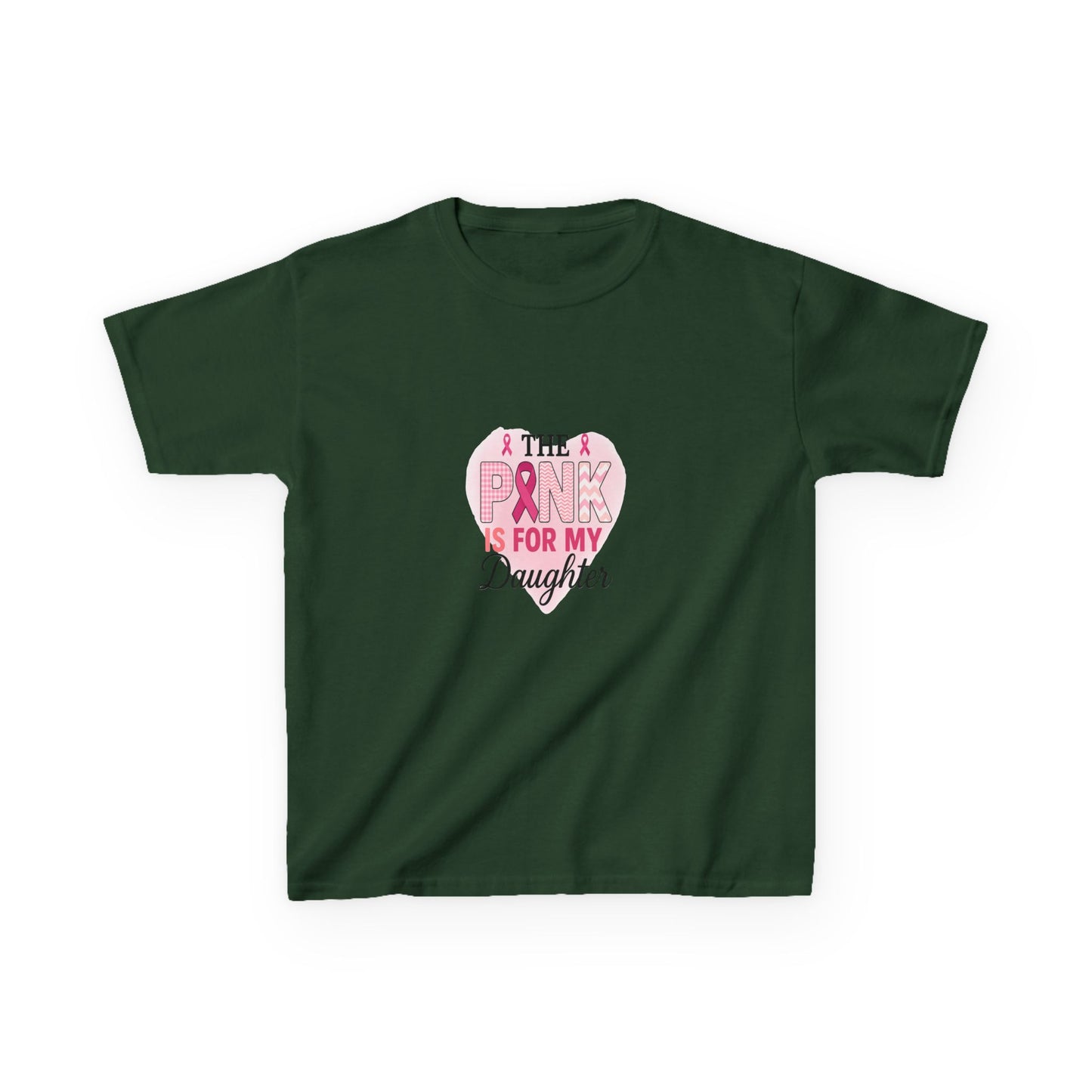 Pink Dinosaur Daughter Tee - Breast Cancer Awareness