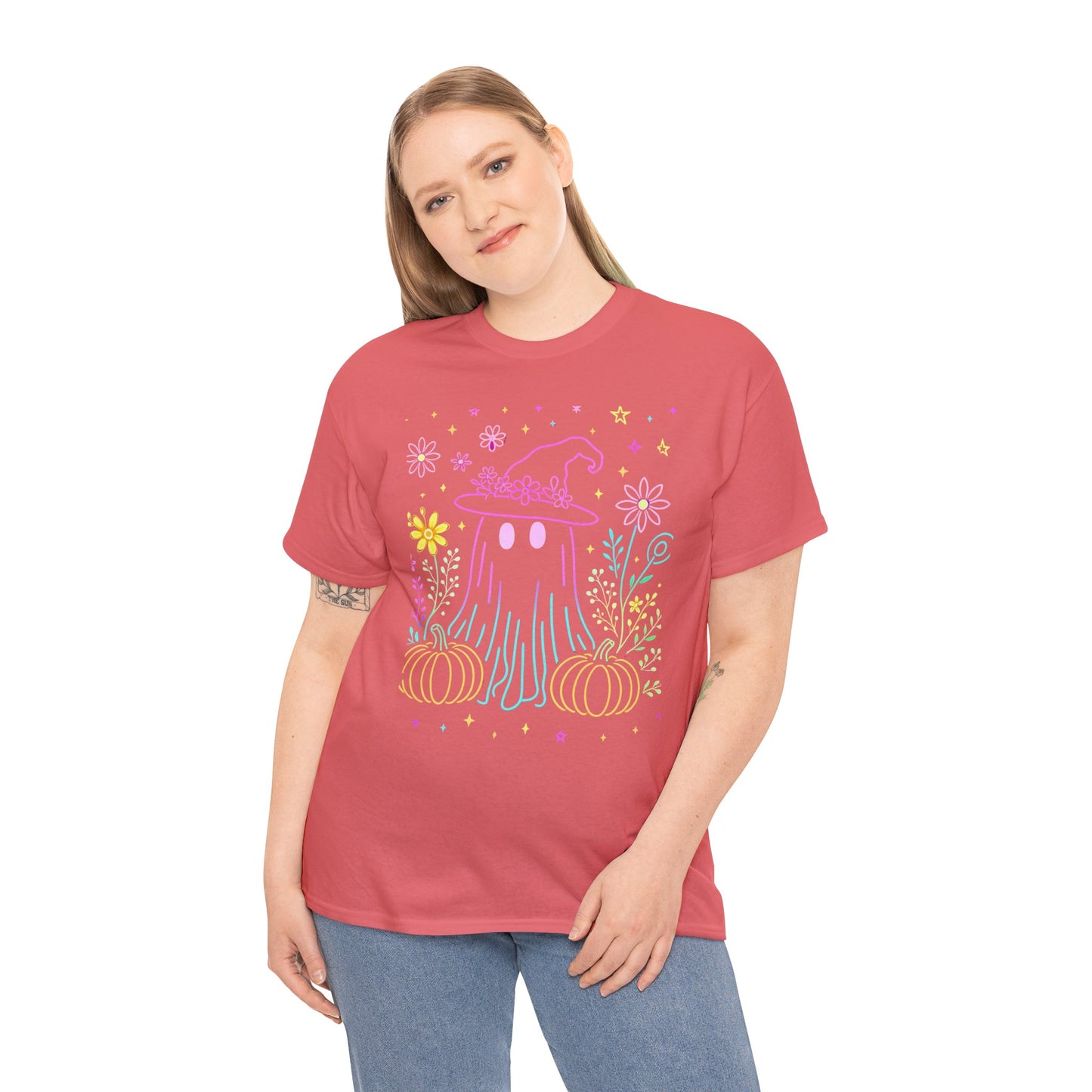 Pastel Ghost Witch Hat Tee