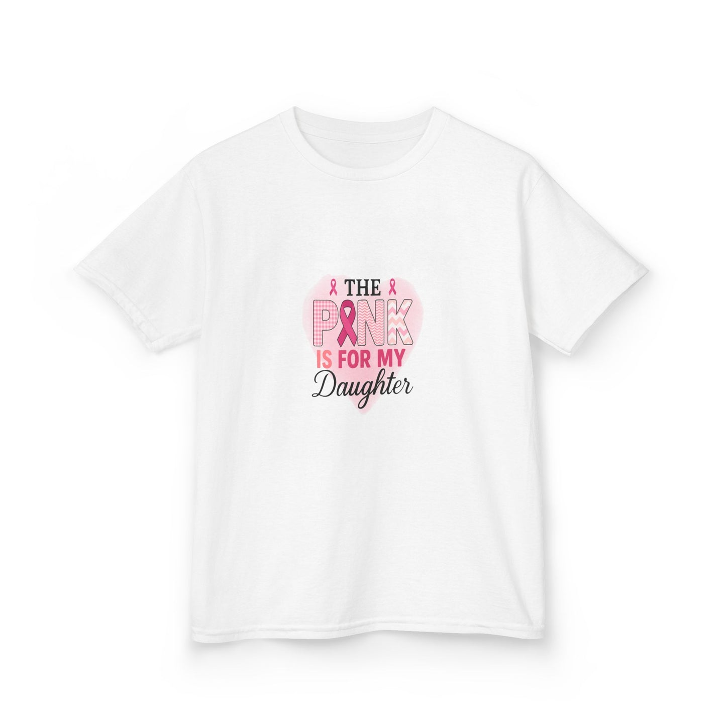 Pink Dinosaur Daughter Tee - Breast Cancer Awareness
