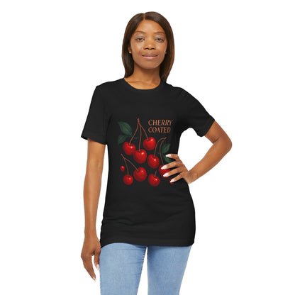 Cherry Coated Tee — Vintage Cherry Graphic T-Shirt