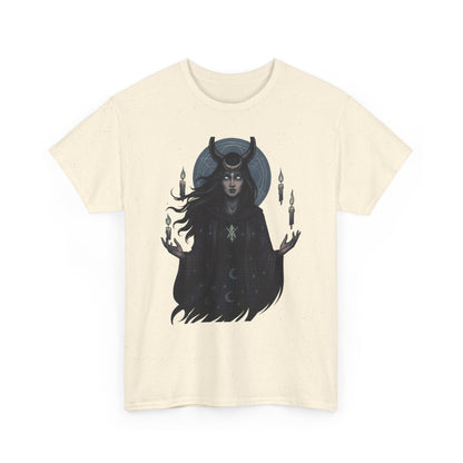 Moonlit Sorceress – Enchanted Candlelight Tee