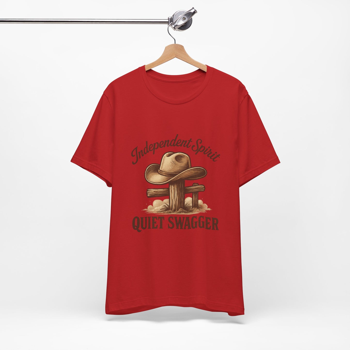 Quiet Swagger Cowboy Tee — Independent Spirit Western T-Shirt