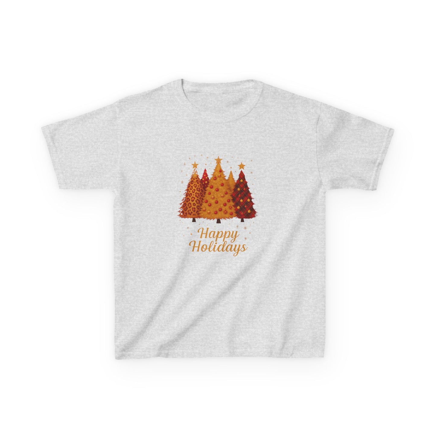 Dino Happy Holidays Tee - Festive Dinosaur Christmas Shirt